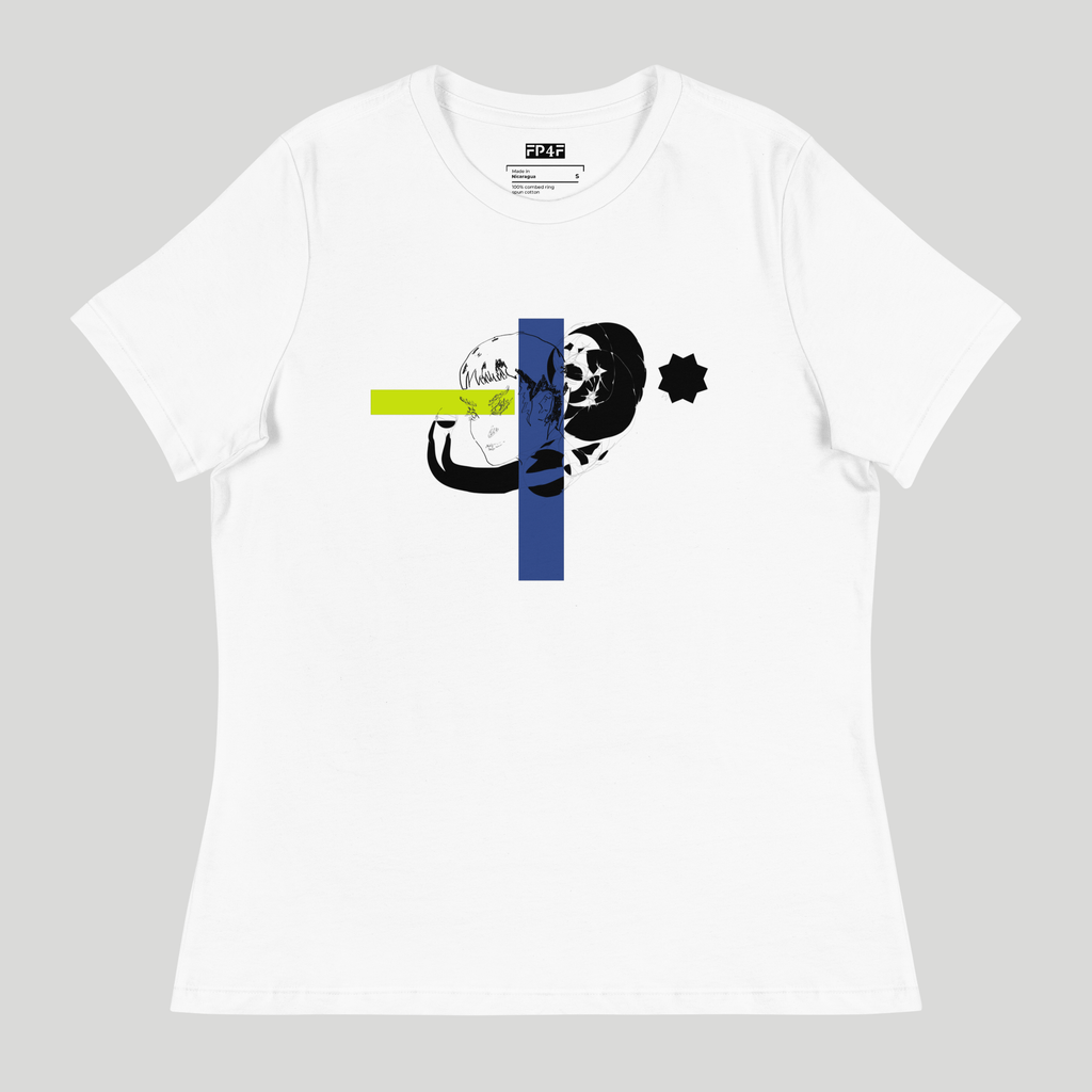 Sketch No. 10 Tee – unisex graphic t-shirt with abstract sketch print, back view