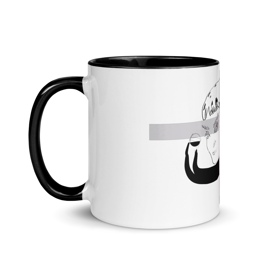Sketch No. 6 Sip – sketch design coffee mug, side view