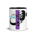 Sketch No. 7 Sip – ceramic mug with abstract sketch print, front view