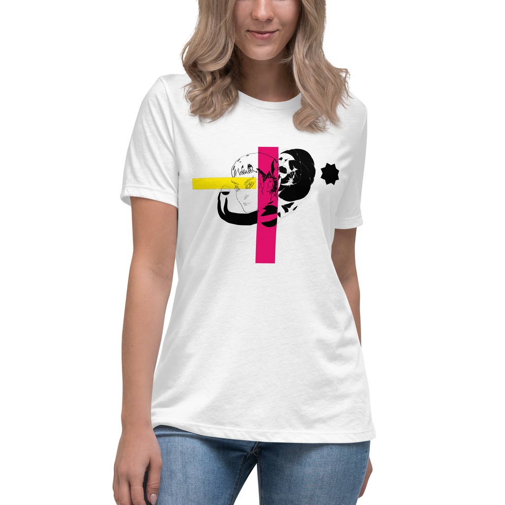 Sketch No. 8 Tee – unisex graphic t-shirt with abstract sketch print, front view