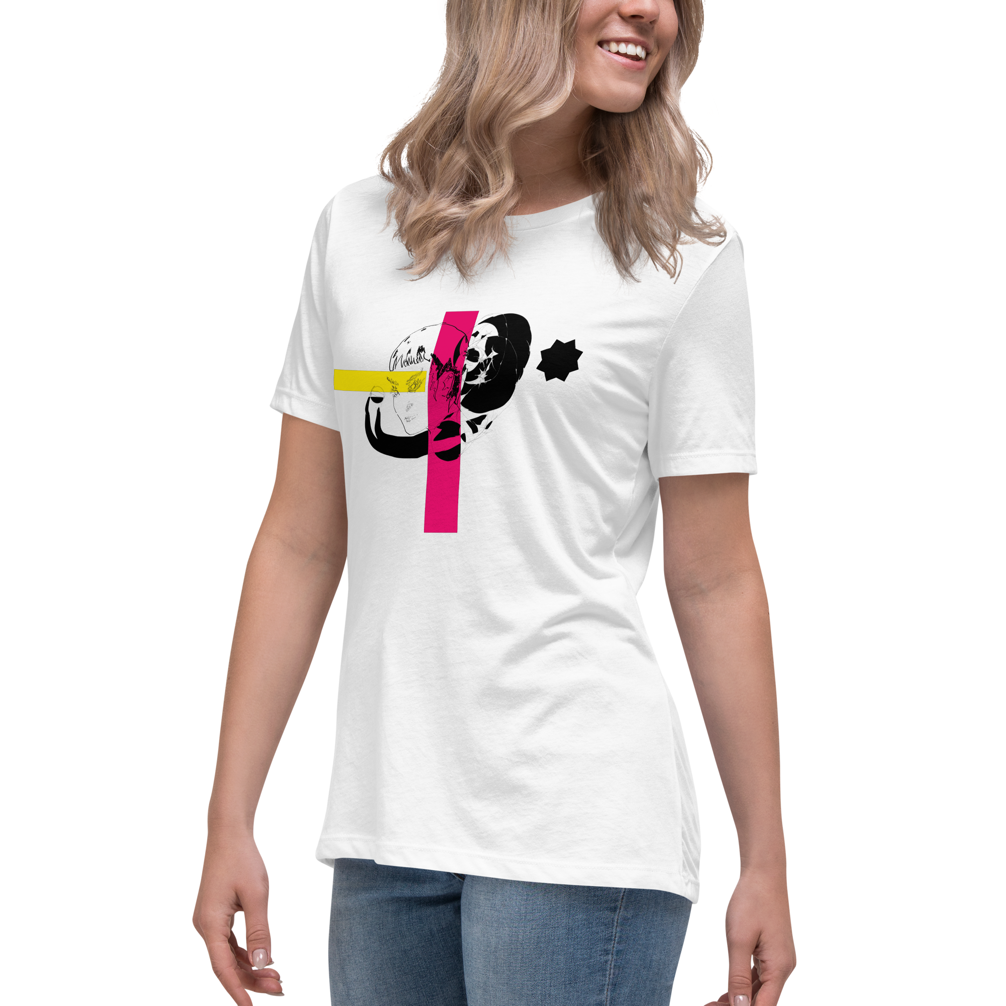 Sketch No. 8 Tee – lifestyle photo, worn graphic t-shirt