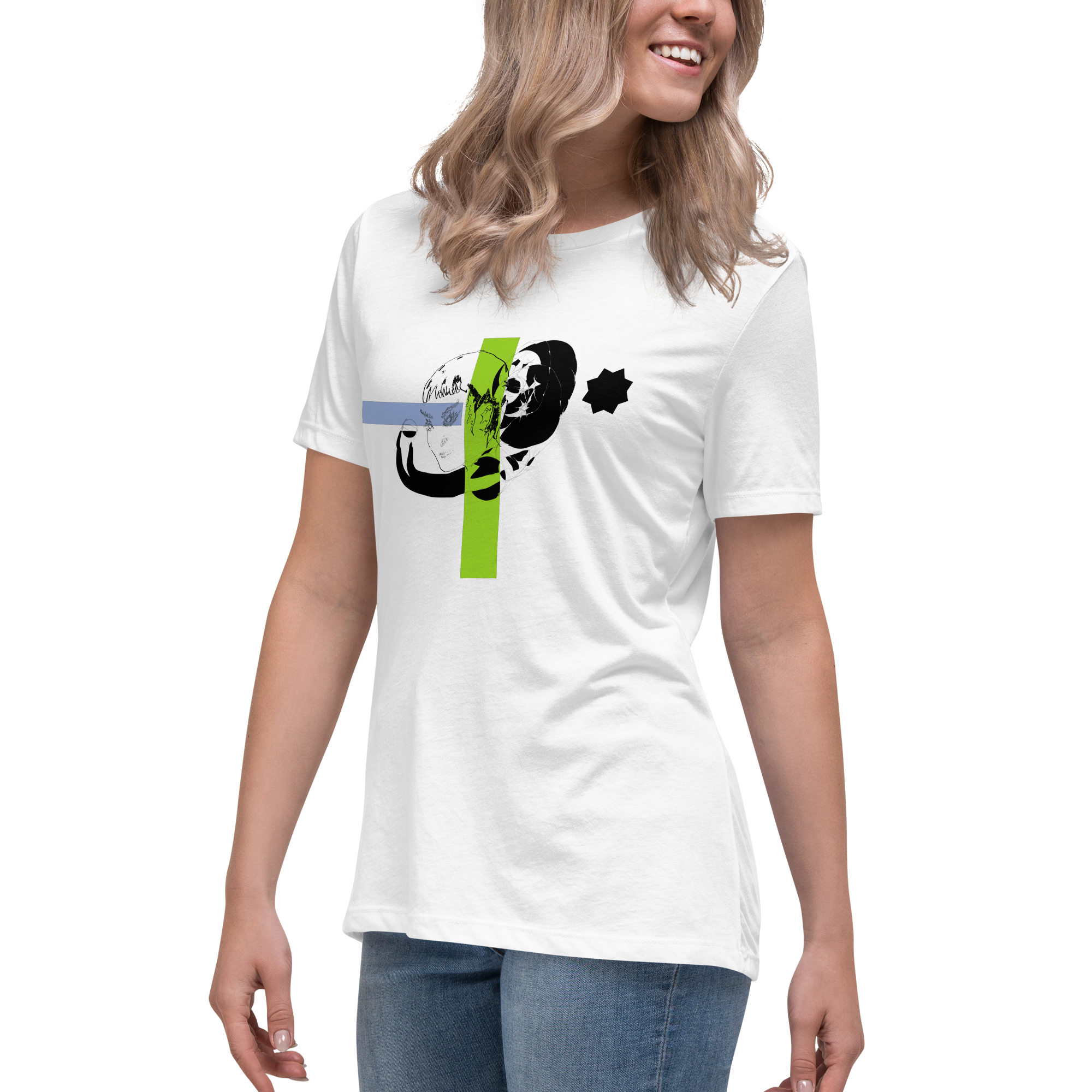 Sketch No. 9 Tee – lifestyle photo, worn graphic t-shirt
