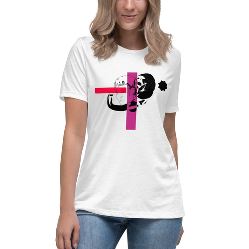 Sketch No. 1 Tee – unisex graphic t-shirt with abstract sketch print, front view